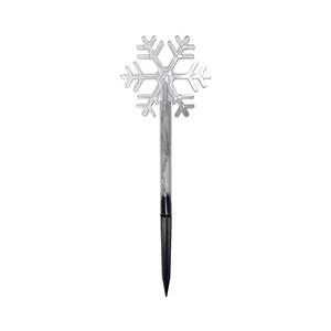 Decorațiune LED de Crăciun pentru exterior, fulg de zăpadă, 3xLED/2xAA, IP44, alb cald imagine