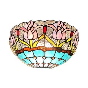 Brilagi - Aplica de perete Tiffany LORAS cu vitralii 1xE14/40W/230V imagine