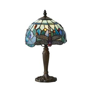 Endon 64088 - Lampă de masă Tiffany DRAGONFLY 1xE14/40W/230V Ø 20 cm imagine