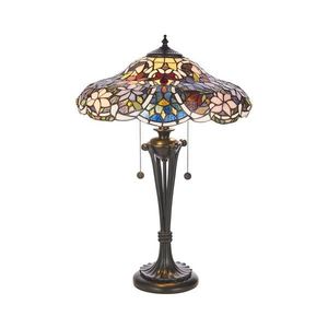 Endon 64326 - Lampă de masă Tiffany SULLIVAN 2xE27/60W/230V Ø 40 cm imagine