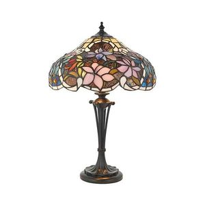 Endon 64327 - Lampă de masă Tiffany SULLIVAN, 2xE14/40W/230V, diametru 30 cm imagine