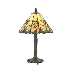 Endon 64195 - Lampă de masă Tiffany JAMELIA 1xE27/60W/230V, Ø 31 cm imagine