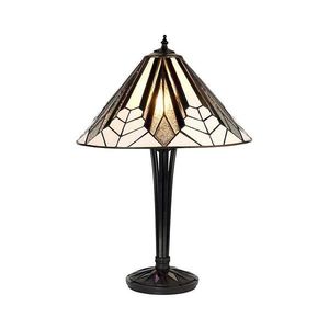 Endon 63939 - Lampă de masă Tiffany ASTORIA, 2 x E27, max. 60 W, 230 V, Ø 40 cm imagine