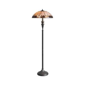 Endon 63972 - Lampă de podea Tiffany BROOKLYN, 2xE27/60W/230V, Ø 50 cm imagine