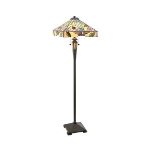 Endon 64383 - Lampă de podea Tiffany WILLIOW 2x E27/60W/230V, Ø 42, 5 cm imagine