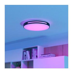 Eglo MONTEGRANARO-Z 300687-LED Plafonieră LED RGBW, cu dimmer, 18, 5W/230V, negru + telecomandă imagine