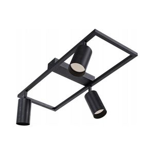 Plafonieră cu 3xGU10/30W/230V neagră imagine