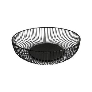 Bol pentru fructe KITCHISIMO, Ø 28 cm, negru imagine