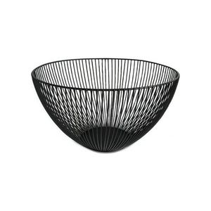 Fructieră KITCHISIMO, Ø 25 cm, neagră imagine