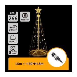 -LED Decorațiune de Crăciun pentru exterior LED/3, 6W/31/230V 2700K 180cm IP44 imagine