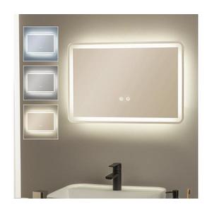 Brilagi - Oglindă de baie BELLA LED, încălzită, cu iluminare LED integrată și funcție dimmer, 12W/230V, 40x60 cm, IP44 imagine