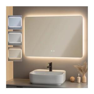 Brilagi - Oglindă de baie DIANA, LED dimabilă, încălzită, cu iluminare perimetrală, 20W/230V, 60x90 cm, IP44 imagine