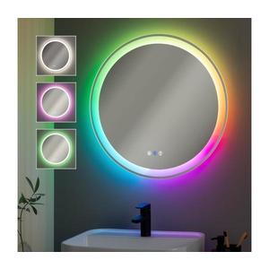 Brilagi - Oglindă încălzită LED RGBW, dimabilă, cu retroiluminare AVA PRO LED/18W/230V, diam. 60 cm, IP44 imagine