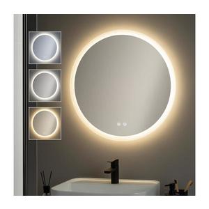 Brilagi - Oglindă CLARA ECO, încălzită, cu iluminare LED dimabilă, 12W/230V, Ø 60 cm, IP44 imagine
