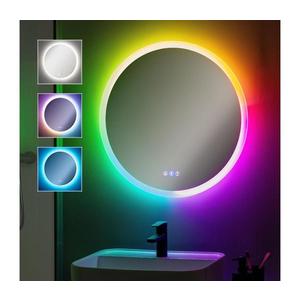 Brilagi-LED CLARA PRO - Oglindă încălzită cu iluminare integrată RGBW, dimabilă, LED/18W/230V, Ø 60 cm IP44 imagine
