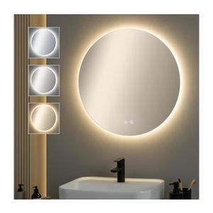 Brilagi - Oglindă DEMI ECO LED reglabilă, 12W/230V, cu încălzire anti-aburire și iluminare LED integrată, Ø 60 cm, IP44 imagine