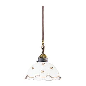 Kolarz NONNA 731.30.160 - Pendul cu cablu, 1x E27 (max. 75W), 230V, Ø 20 cm, formă de floare, aur roz imagine