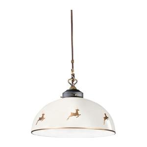 Kolarz NONNA 731.32.152 - Lustra pe cablu, 1xE27/75W/230V, diametru 36 cm, rose gold cu motive de cerb imagine