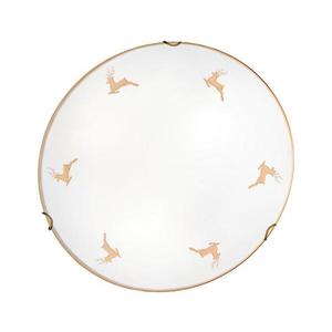 Kolarz 731.12.4.150 - Aplica de perete NONNA, 2xE27/60W/230V, Ø 40 cm, cu coarne de cerb, finisaj rose gold imagine