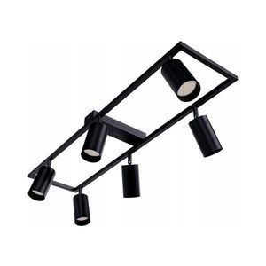Lampă spot 6xGU10/30W/230V, neagră imagine
