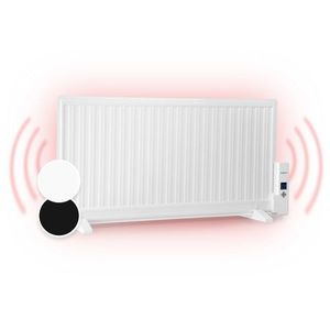 OneConcept Wallander, radiator pe ulei, 1000 W, termostat, încălzitor de ulei, ultra-plat, alb imagine