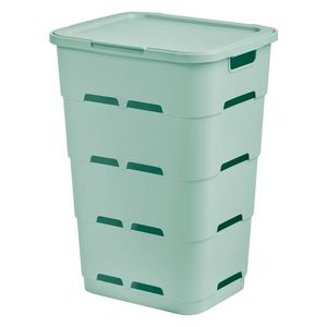 Tontarelli Coș pentru rufe murdare MAYA 45 l, verde, verde imagine