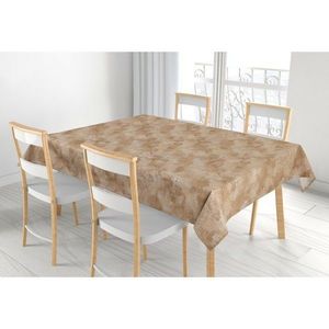 Bellatex Față de masă Adéla Piele de șarpe maro, 100 x 100 cm, 100 x 100 cm imagine