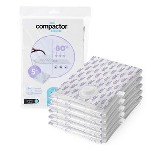 Compactor Set de saci de depozitare sub vidCompress L Lavandă 100 l, 70 x 100 cm, 5 buc., mov, 5 buc. imagine