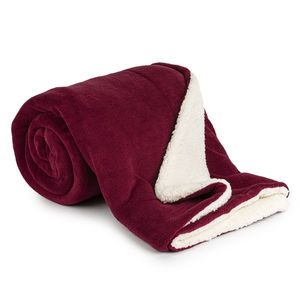 Pătură din imitație de blăniță 4Home vișiniu, 150 x 200 cm, vișiniu imagine