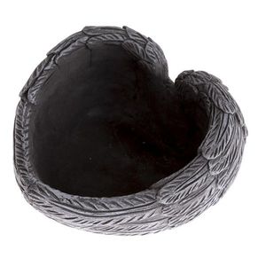 Decorațiune funerară Ghiveci de beton in formă deinimă, 17 x 10 x 17 cm imagine