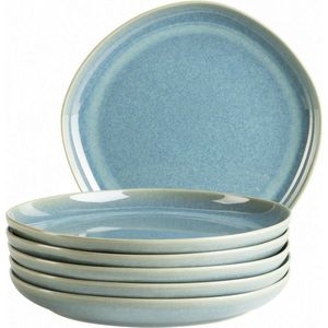 Mäser Set de farfurii de desert Cordelia Atacama Green 22 cm, 6 buc., turcoaz imagine