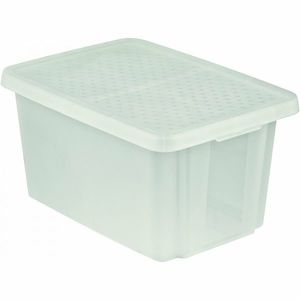 Curver Cutie de depozitare Essentials cu capac 45l, transparentă, 45 l imagine