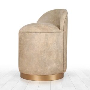 Taburet Luton Beige, crem deschis imagine