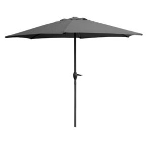 Happy Green Umbrelă de soare cu mâner, gri închis, diametru 230 cm imagine