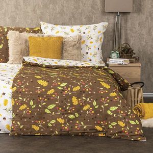 Lenjerie de pat bumbac crep 4Home Toamnă, 160 x 200 cm, 70 x 80 cm imagine