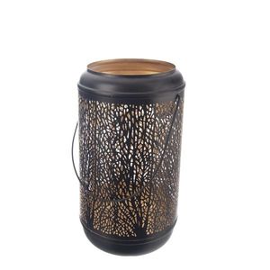 InDecor Sfeșnic metalic Tree negru, 13 x 13 x 23cm imagine