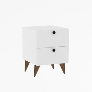 Noptieră Kada White, alb imagine