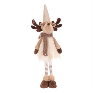 Decorațiune de Crăciun Ren în picioare, înălțime 51 cm, bej/maro imagine