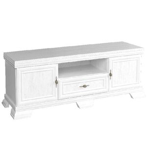 Măsuță TV KORA, pin andersen, alb imagine