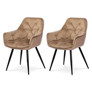 Set de scaune de sufragerie DCH-421 CAP4, 2 buc., cafeniu imagine