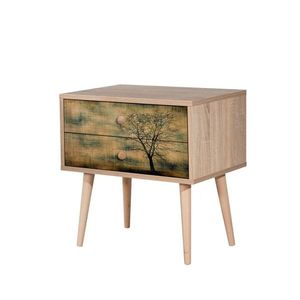 Noptieră Two Sonoma Oak, naturală imagine