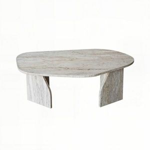 Măsuță de cafea Rock Travertine, bej imagine
