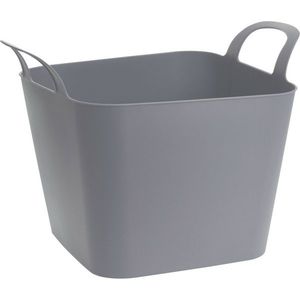 Coș flexibil/găleată 36 l, 39 x 39 x 53 cm, gri, gri imagine