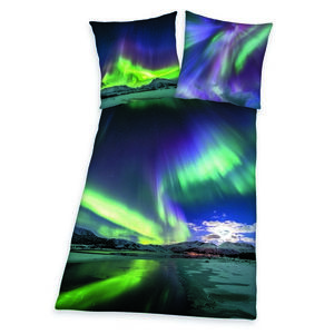 Lenjerie de pat din bumbac Aurora, 135 x200 cm, 80 x 80 cm imagine