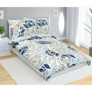 Lenjerie de pat din bumbac Variace albastru, 140 x200 cm, 70 x 90 cm imagine