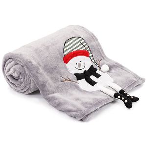 Pătură de Crăciun 4Home Frosty Snowman, 150 x 200cm imagine