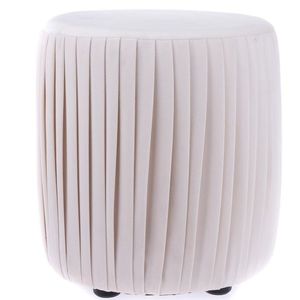 Taburet din țesătură Silla bej, 36 x 33 cm, bej imagine