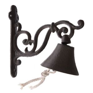 Clopoțel din fontă Sinai negru, 17 x 8 cm imagine