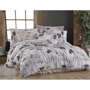 BedTex Lenjerie de pat din bumbac Ginko albă, 140 x 200 cm, 70 x 90 cm imagine