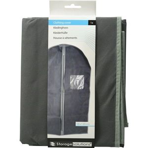 Husă pentru haine Storage Solutions 58 x 130cm, gri închis imagine